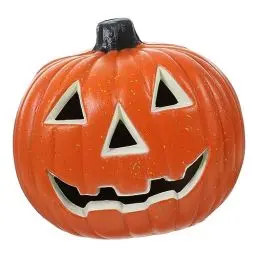 Produktbild: Mikikit Kürbislaterne Aushöhlen Beleuchten Sie Halloween-Dekorationen Kerze in Kürbisform Thanksgiving-kürbis-dekor Halloween-Ornamente- Halloween-kürbislichter Plastik