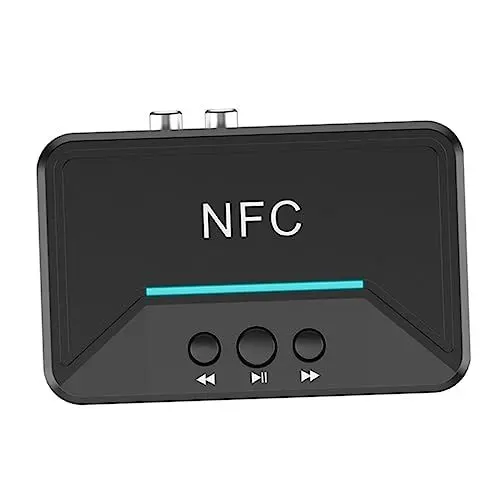 Produktbild: Mikikit Lautsprecher Empfänger WLAN-empfänger Kabelloser Adapter Empfänger Für Lautsprecher Reciever Für Fernsehen Lautsprecheradapter Auto-Audio-empfänger Audioempfänger Sender Kopfhörer