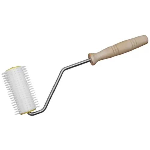 Produktbild: Mikikit Beekeeping Propolis Sammler Mit Gummirolle Und Honiggabel Uncapping Needle Roller Für Effektive Honigentnahme Einfach Zu Bedienen Zerlegbar Und Unverzichtbar Für Imkerzubehör