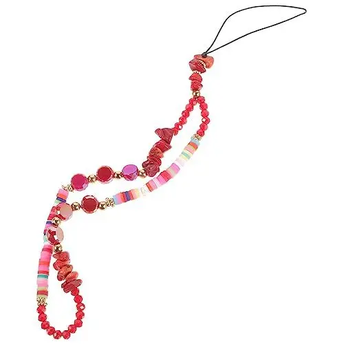 Produktbild: Mikikit Handy-perlen-Lanyard Lanyard Telefon Armband Schlüsselband Kurzes Lanyard Telefon-Handgelenk-Lanyard