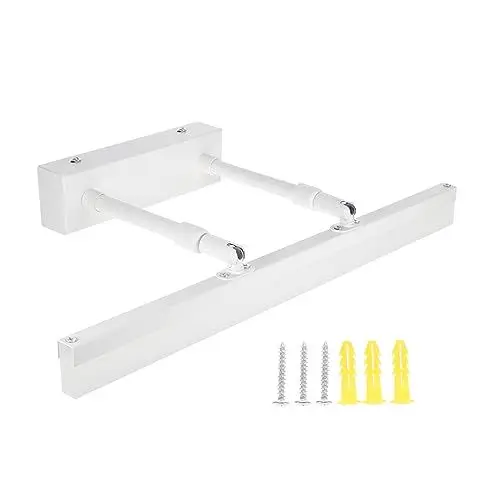 Produktbild: Mikikit Spiegelscheinwerfer Badezimmer-wandleuchte Schminkwandleuchte Spiegelleuchte Im Badezimmer Schlafzimmer Wandleuchte Moderne Spiegellampe Schlafzimmer Wandlampe Metall Einfach Weiß
