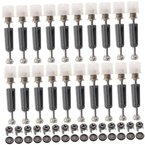 Produktbild: Mikinona Möbelbeschläge 100pcs Cam Fittings Kit Schrank Möbel Dübel Einfache Robuste