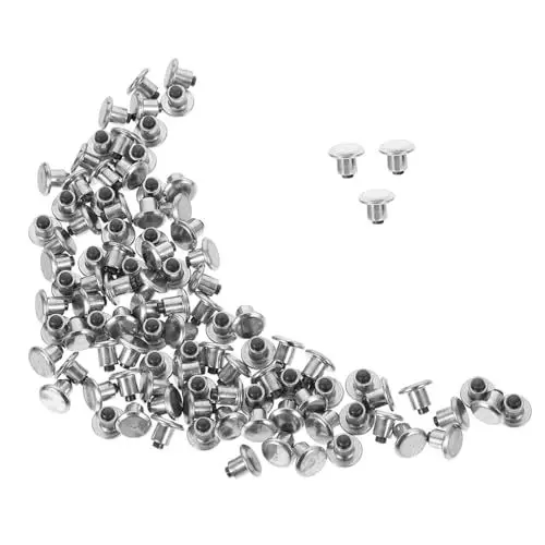 Produktbild: Mikinona 100 Stück Auto Anti Rutsch Winterreifen Spikes Autoreifen Schneeketten Reifenbolzen Für Suv Radreifen Spikes Schneespikes Fahrradreifen Spikes Schneereifen Spikes Suv
