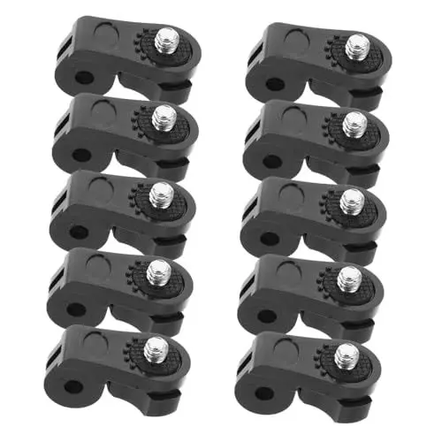Produktbild: Mikinona 10 Stück Sportkamera Zubehör Stative Für Kameras Kamerahalterung Universal Adapter Halter Adapter Universal Action Kamera Konvertierungsadapter Kamera Adapter