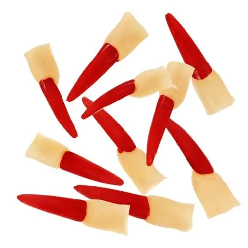 Produktbild: Mikinona 10Pcs Halloween Finger Gefälschte Nägel Abdeckungen Kostüm Party Dekorative Requisiten