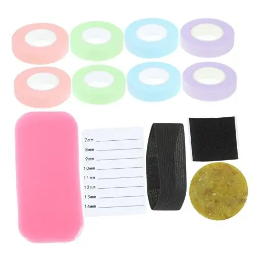Produktbild: Mikinona 11-teiliges Wimpernverlängerungsset Make-up-klebeband Silikon-wimpernpads Jade Für Mehr Komfort Für Salons Den Persönlichen Gebrauch