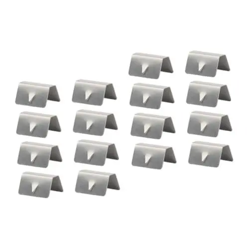Produktbild: Mikinona 2 Sätze Auto-windabweiser-Clips Regen-Clips Edelstahl Auto-Panel Windkanal Für Windschutzscheibe 8 Stück * 2