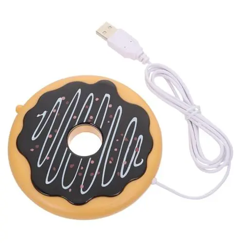 Produktbild: Mikinona 1 STK Untersetzer Tassenwärmer aus Kerzenwachs elektrischer Tassenwärmer Heizung für Büro USB heizpad heitzkissen Isolierbecher USB tassenwärmer kreative Heiztassenmatte Plastik
