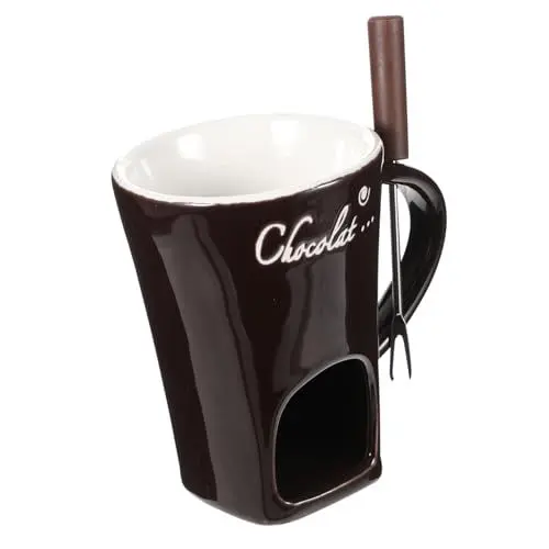Produktbild: Mikinona Schmelzbecher Für Schokoladenfondue-Topf Käse-Butter-Fondue-Maker-Set Teelichtbrenner