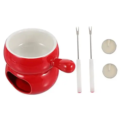 Produktbild: Mikinona 1 Set Käseschmelztopf Keramik-schokoladenfonduetopf Butterwärmer Für Die Küche Vielseitig Einsetzbar Für Süßigkeiten Wachs Schokolade Butter Käse Suppe Handwerkskunst