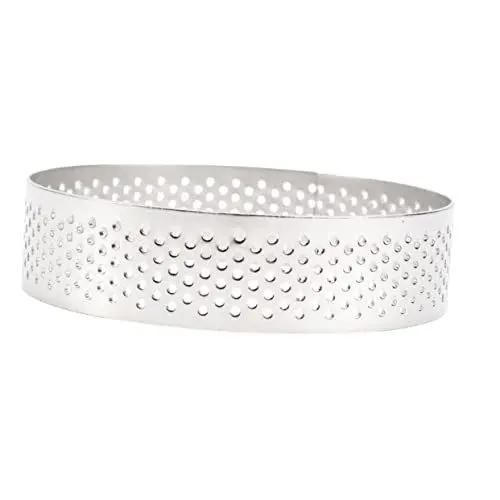 Produktbild: Mikinona 8 cm Durchmesser Kuchen Backen Shell Mousse Kreis Aus Starkem Edelstahl Leicht Zu Reinigen