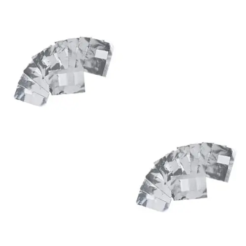 Produktbild: Mikinona 200stücke Foil Nail Wraps Entfernen Von Gel-nagellack Schnelles Ablösen Für Professionelle Maniküren Für Geburtstags Und Feiertagsgeschenke
