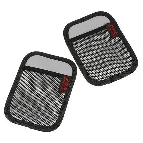 Produktbild: Mikinona 2St Auto Aufbewahrungstasche Auto klebriger Aufbewahrungsorganisator Ladung Handyhalterung fürs Auto car storage box sitzschoner auto kindersitz Netztasche Tasche für Kleinigkeiten