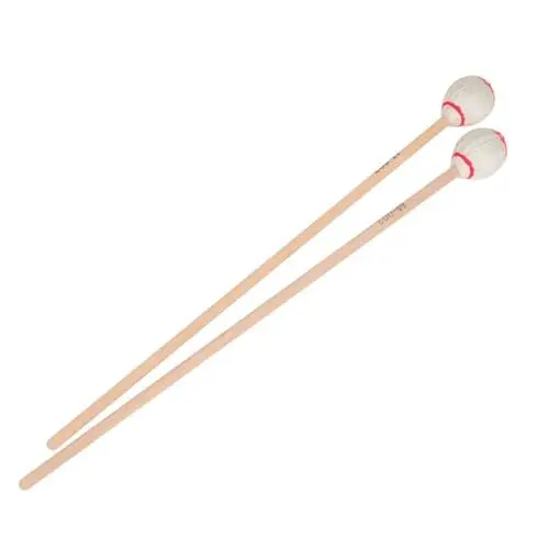 Produktbild: Mikinona 2St Marimbaschlägel klauenhammer pflasterhammer bohrhammer hammer kinder ausbeulhammer Ahornkeule gefühlte Pauken Glockenspiel Ahornhammer Trommelschlägel Garn rot