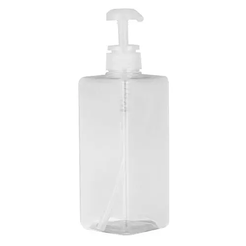 Produktbild: Mikinona 2er-Pack 600 Ml Reise-toilettenartikel-Flasche Lotionbehälter Kunststoff-pumpflasche Spender Für Seife Shampoo