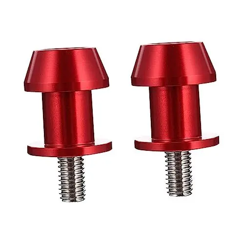 Produktbild: Mikinona 2 Stück -Zubehör -Lift-Up- Schwingen-Slider-Schutz Hintere Schwingen-Slider Heck-Hebebühne Auto-Bling-Zubehör Automobil-Zubehör Rotes Aluminium