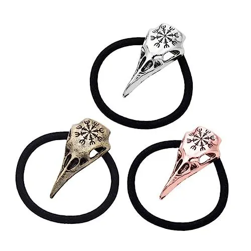 Produktbild: Mikinona 3-teiliges Set Halloween Haarband Krawatten Gothic Pferdeschwanzhalter Für Partys Events