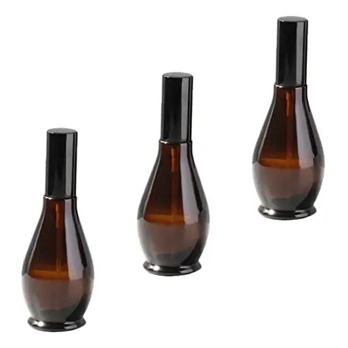 Produktbild: Mikinona Schwarze 100ml Reise-kosmetikflasche Feiner Sprüher Tragbarer Zerstäuber Nachfüllbares Design