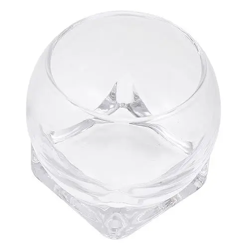 Produktbild: Mikinona 3st Puddingbecher Aus Glas Waschbecken Eis Whiskey Kaffee Weingläser Parfait-gläser Kreativer Saftbecher Gluckern Schwamm Bar Halter Trinkbecher Tassen Karaffe Bleifreies Glas