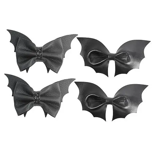 Produktbild: Mikinona Halloween Haarschleifen-haarspangen-set Stilvolle Gothic-haarspangen Für Frauen Ihr Cosplay-look