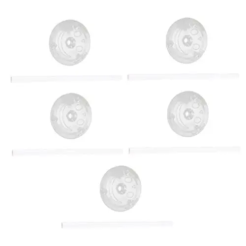 Produktbild: Mikinona 5St Eisstand gestufte Tortenständerstangen für Cupcakes Eishalter Rundes Dessertregal Eiscreme-Accessoire Eiscreme-Halterung Verkaufsregale für Eiscreme Eisregale Acryl Weiß