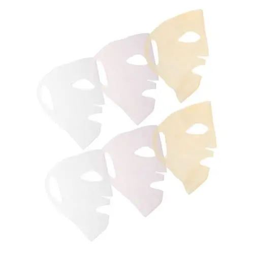 Produktbild: Mikinona Silikon-Gesichtsmaskenabdeckungen wiederverwendbar feuchtigkeitsspendend für Damen- Blattmaskenhalter