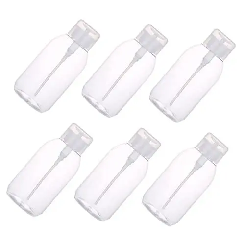 Produktbild: Mikinona 200 ml Pressflasche Make-up-Entferner-Behälter Nagellackentferner-Spender für Kosmetik leerer Pressflaschenspender