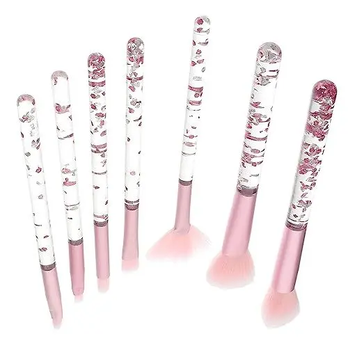 Produktbild: Mikinona Make-up-augenpinsel-set Kristallgriff 7-teiliges Set Für Lidschatten Tragbar Und Bequem Für Den Täglichen Gebrauch