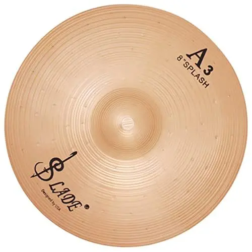 Produktbild: Mikinona A3 Becken Legierte Trommelbecken Jazz-drum-part Zubehör Für Trommeln Einfache Installation Trommel Becken Trommelzubehör Becken Schlagzeug Cymbal -becken Ersetzen Messing Legierung