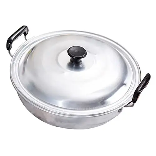 Produktbild: Mikinona Aluminiumtopf Ramentopf Induktionskompatible Wärmeisolierte Griffe