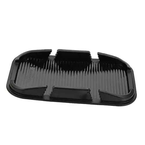 Produktbild: Mikinona Anti-rutsch-Handy Anti-mat Armaturenbrettmatte Auto Nicht-schlagmatte rutschfeste Telefonunterlage Greifmatte Für Gegenstände Dashboard-Gadget Anti-rutsch-pad Handy Matte PVC Black