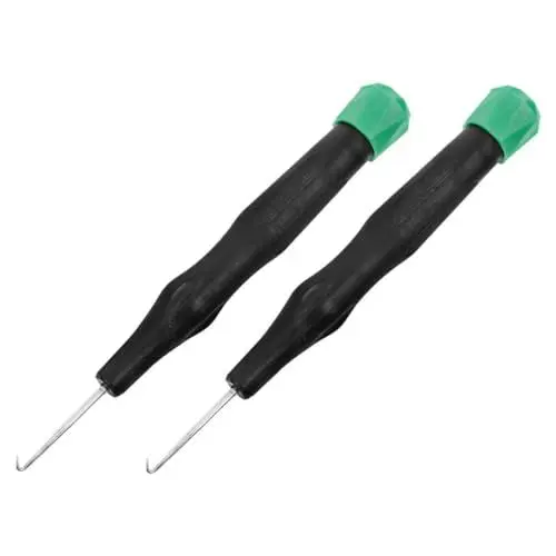 Produktbild: Mikinona Badminton Besaitungsmaschine 2 Stück Hakenwerkzeug für Tennisschläger Bespannwerkzeug Kunststoff Ergonomischer Griff für und Enthusiasten