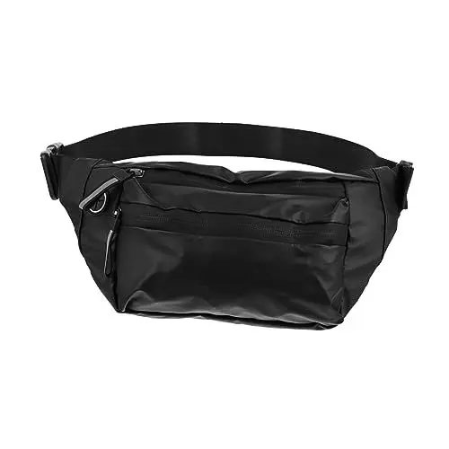 Produktbild: Mikinona Brusttasche Herren Umhängetasche Outdoor Brusttasche Handytasche Aufbewahrungstasche Oxford Reißverschluss Mit Verstellbarem Schultergurt Für Reisen Radfahren Joggen