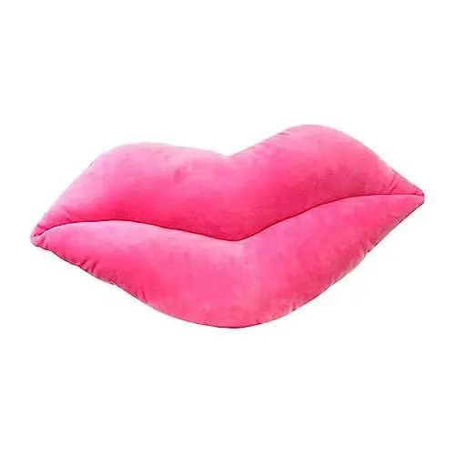 Produktbild: Mikinona Dekokissen Paarkissen rote Auto-Dekor Riese Weihnachts präsente Hochzeitsdekoration Sofa Lippenkissen Luxus Kissenbezug Kopfkissen Plüschtier 3D schmücken Rosa
