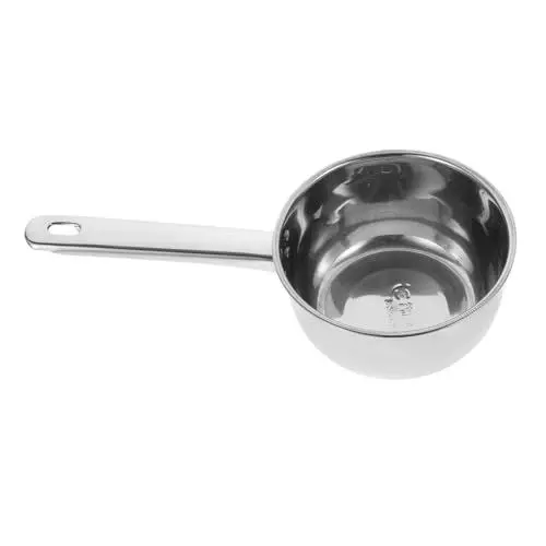 Produktbild: Mikinona Suppenlöffel Aus Edelstahl Vertiefte Wasserkelle Große Metallkelle Zum Kochen Suppenlöffel Geschirr