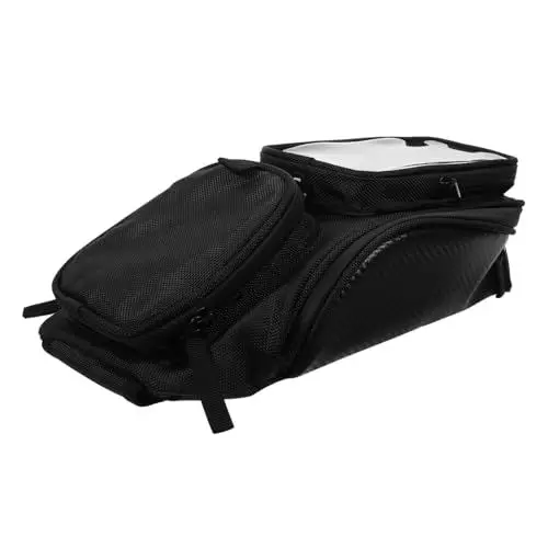 Produktbild: Mikinona Magnetischer Tankrucksack Für Motorräder – Großer Stauraum Für Männer