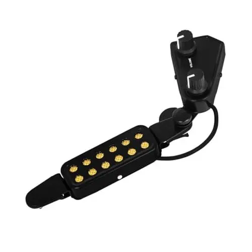 Produktbild: Mikinona Gitarrenpicks Gitarren-Tonabnehmer Wandler mit Kabel Wandler-Tonabnehmer für Akustikgitarre Bassgitarre Tonabnehmerkabel gitarre Tonabnehmer für akustische Gitarre Ballade Suite