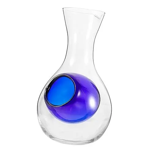 Produktbild: Mikinona Ice Pocket Cold Sake Decanter – Eleganter Weinspender Aus Glas Für Gesellige Zusammenkünfte