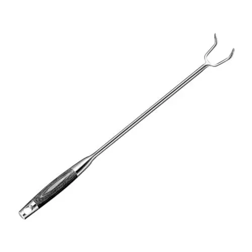 Produktbild: Mikinona Holzkohlegrills Grillhaken Grillzubehör Fleisch Haken Verarbeitung Metzgerhaken Raucherhaken Essenshaken Grillfleischflipper Grillgabel Fleischwolf Lo Mei Haken Lebensmittel Rostfreier Stahl