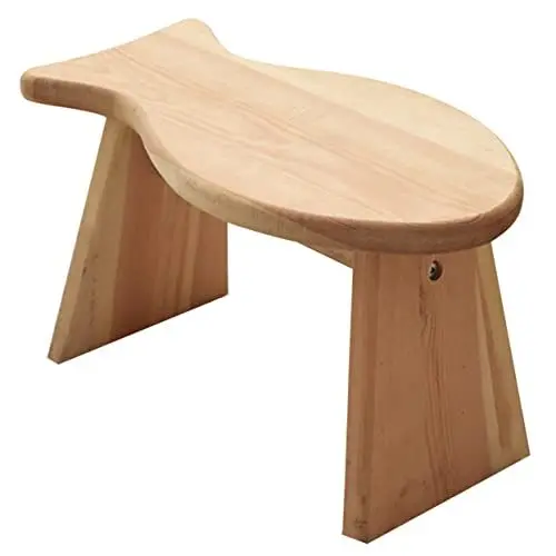 Produktbild: Mikinona Kinderhocker Aus Holz Tischpflanzenständer Kindertritthocker Für Kleinkinderbadezimmer Niedriger Stuhlgang Heimhocker Schuhwechselhocker Für Zu Hause Kinderstufenbank Hölzern