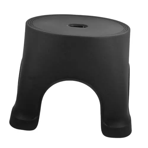 Produktbild: Mikinona Tritthocker Für Fußhocker Aus Rutschfester Toilettenhocker Multifunktionaler Hocker Für Badezimmer Und Wohnzimmer Leicht Und Tragbar