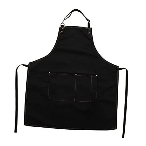 Produktbild: Mikinona Küchenschürze kitchen apron grillrostreiniger Restaurant-Schürze grillrein Backschürze Damenschürze Mehrzweckschürze Café-Schürzen Haushaltsschürze kreative schürze Segeltuch
