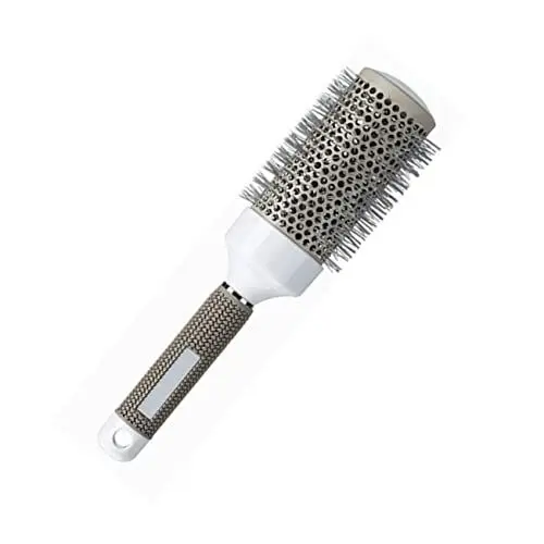 Produktbild: Mikinona Paddelbürste 1 Stück Haar-Teig Styling-Haarbürste Teasing-Kämme Für Frauen Mini-Roller-Styling-Bürsten Reihe Voll Rund Hot Curling-Bürste Wildschweinborsten-Bürste Haar Locken