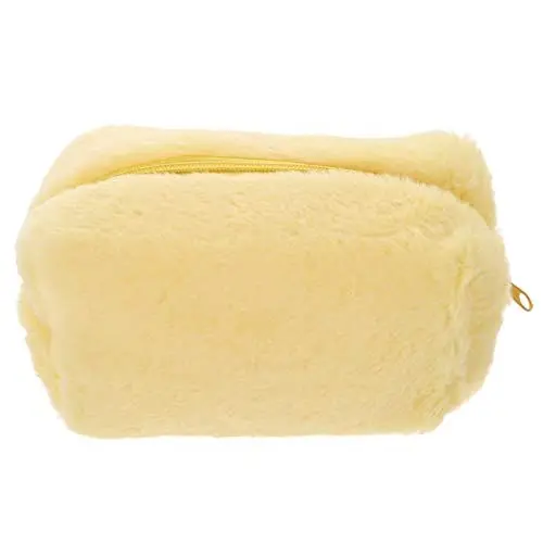 Produktbild: Mikinona Kosmetiktasche Aus Plüsch Reise-Make-up-Tasche Tragbar Kleine Hautpflegetasche Kosmetiktasche Für Unterwegs Make-up-Aufbewahrungstasche Kompakt