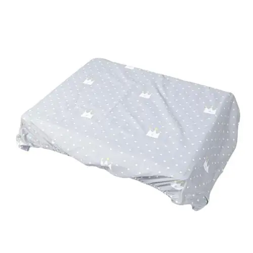 Produktbild: Mikinona Bettzeug Baby Bettwäsche Allergikerfreundliches Babybettwäsche Set Voll Mit Krone Spannbettlaken Für Babybett Geeignet Für Jungen Und Ädchen Atmungsaktiv Und Weich