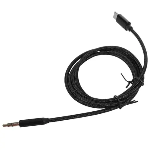 Produktbild: Mikinona -c Auf 3 5 Mm Audio-konverterkabel Für Autoverstärker 1 M Länge Digitale Universelle Kompatibilität Schwarz