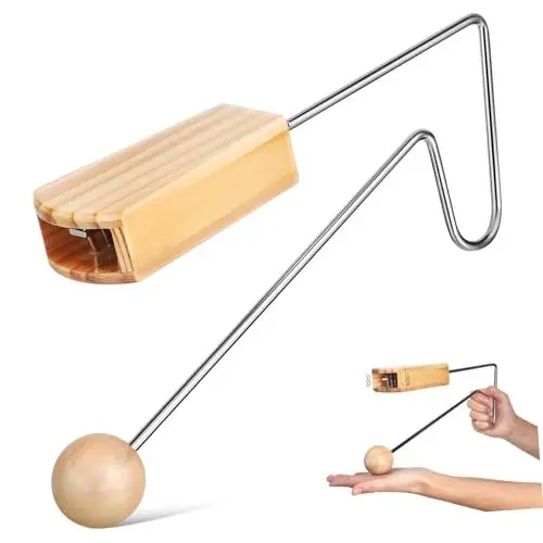Produktbild: Mikinona Vibrationsschockinstrument Vibrationsplatte Schlaginstrumente Für Schlaginstrumente Für Erwachsene Vibraslap-instrument Tragbarer Vibraslap Vibraslap-musikinstrument Holz
