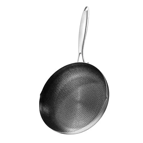 Produktbild: Mikinona Pfanne zum Braten Wok-Pfanne für Gasherd Küchenzubehör antihaftbeschichtete Bratpfanne Kochgeschirr