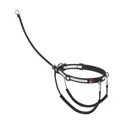 Produktbild: Mikki Walkrite Trainingsgeschirr gegen unkontrolliertes Ziehen mit reflektierendem Halsband, medium