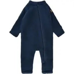 Produktbild: Mikk-line WALKOVERALL 98 Blue Nights | Wollwalk Overall Baby | Baby Schlafanzug Aus Wolle Für Baby Und Kleinkind | 95% Wolle - 100% mulesingfrei Merinowolle | Schlafanzug Baby Ohne Füße